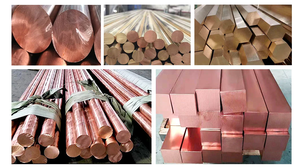 Cheap Price Pure Copper Bar Brass Bar 8mm 10mm C1020 C1100 C1221 C2600 Round Copper Stainless Steel/Aluminum/Carbon/Galvanized/Alloy Bar